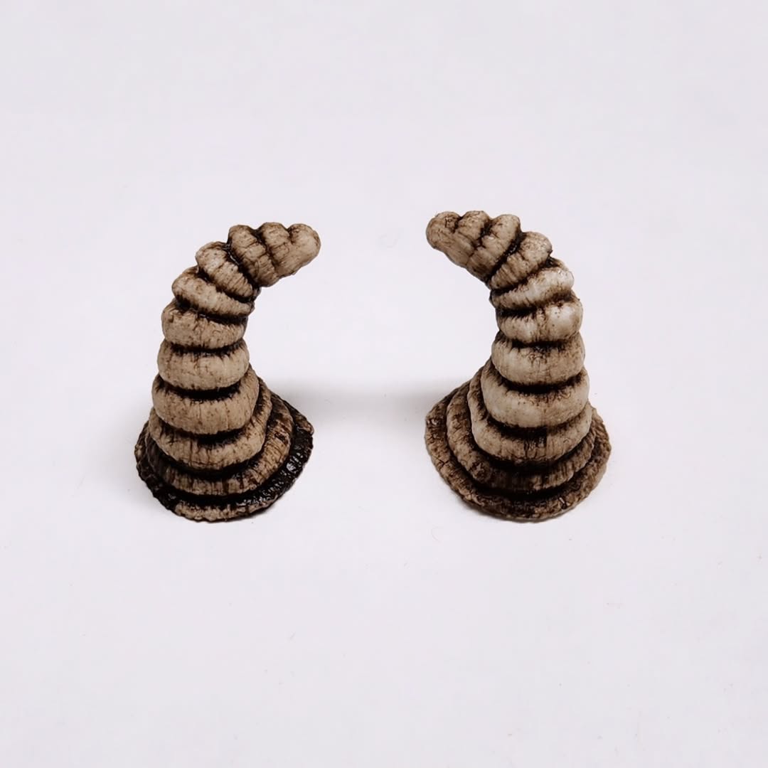 Aradani Resin Glue-on Horns - Small Woodland Fae