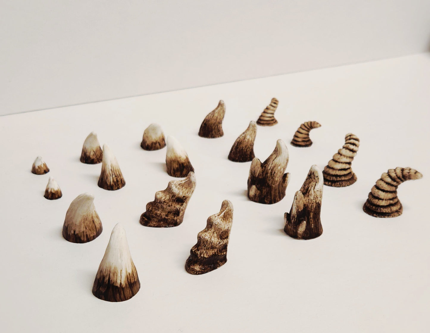 Aradani Resin Glue-on Horns - Small Woodland Fae