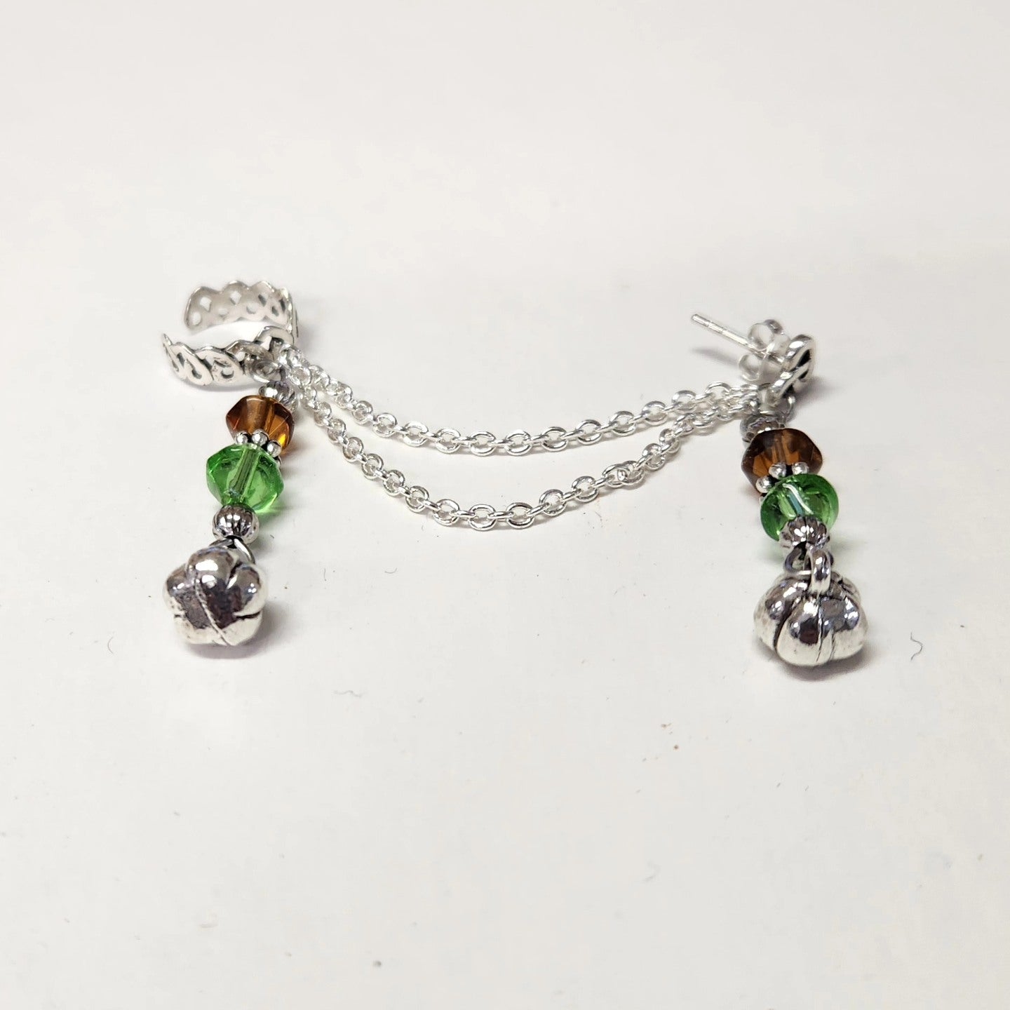 Pumpkin Chain Ear Cuff