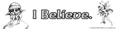 Believe Bumper Sticker
