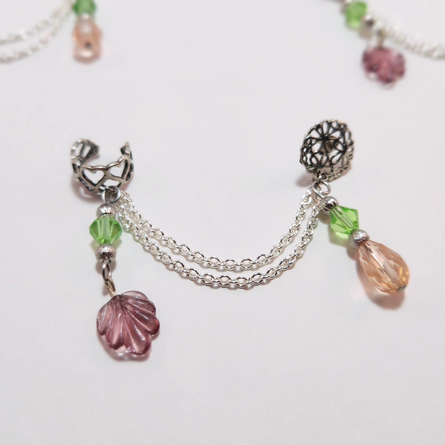 Floral Fairy Chain Ear Cuff