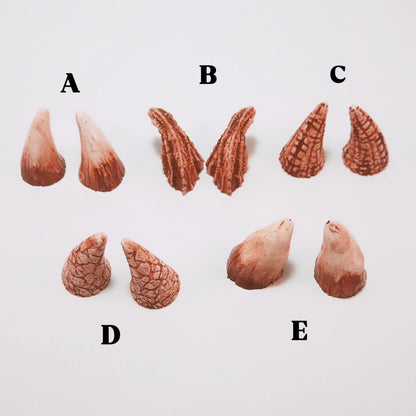 Assorted Aradani Resin Glue-on Horns - Volcano