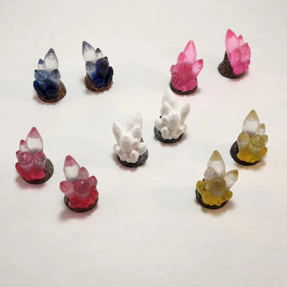 Assorted Aradani Resin Glue-on Horns - Crystal Horns
