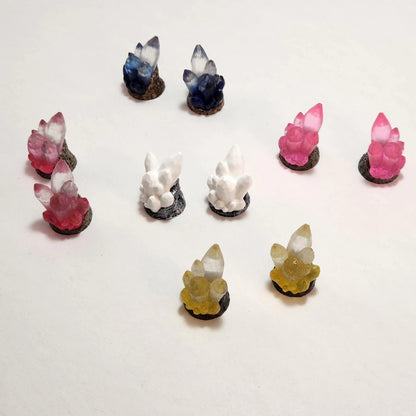 Assorted Aradani Resin Glue-on Horns - Crystal Horns