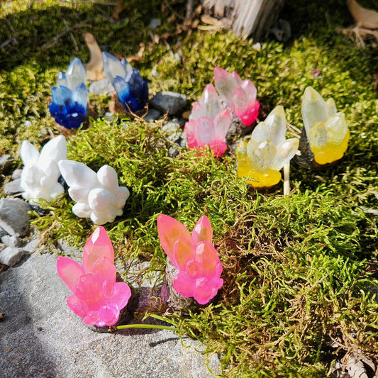 Assorted Aradani Resin Glue-on Horns - Crystal Horns