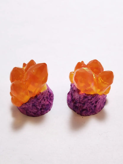 Assorted Aradani Resin Glue-on Horns - Crystal