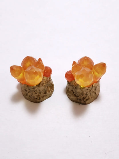 Assorted Aradani Resin Glue-on Horns - Crystal
