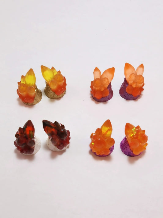 Assorted Aradani Resin Glue-on Horns - Crystal