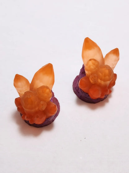 Assorted Aradani Resin Glue-on Horns - Crystal