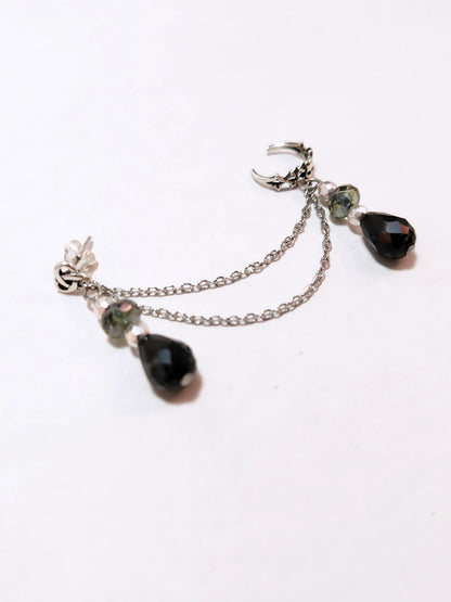Gothic Skull Chain Ear Cuff