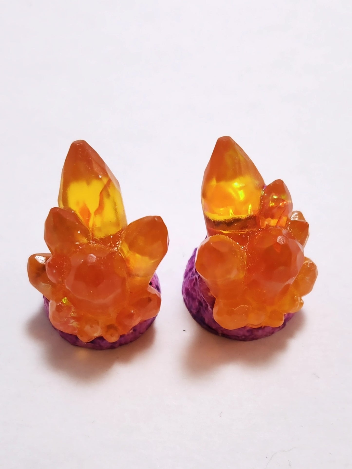 Assorted Aradani Resin Glue-on Horns - Crystal