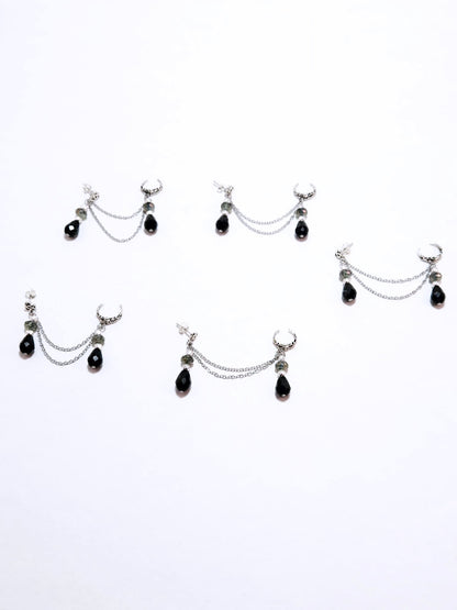 Gothic Skull Chain Ear Cuff