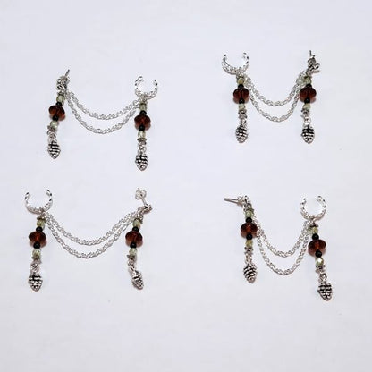 Woodland Fae Chain Ear Cuff
