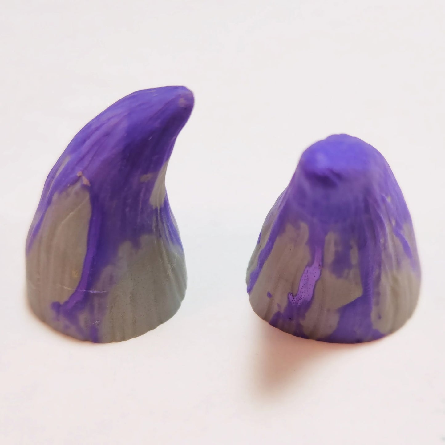 Assorted Aradani Resin Glue-on Horns - Magical Teal and Purple