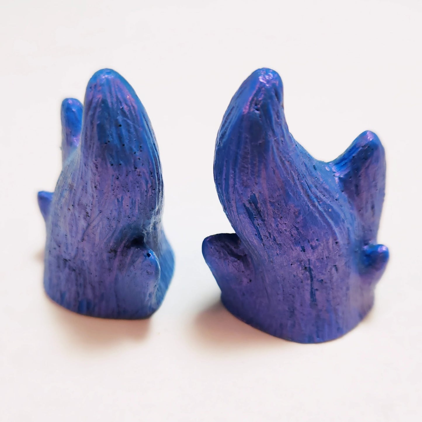 Assorted Aradani Resin Glue-on Horns - Magical Teal and Purple