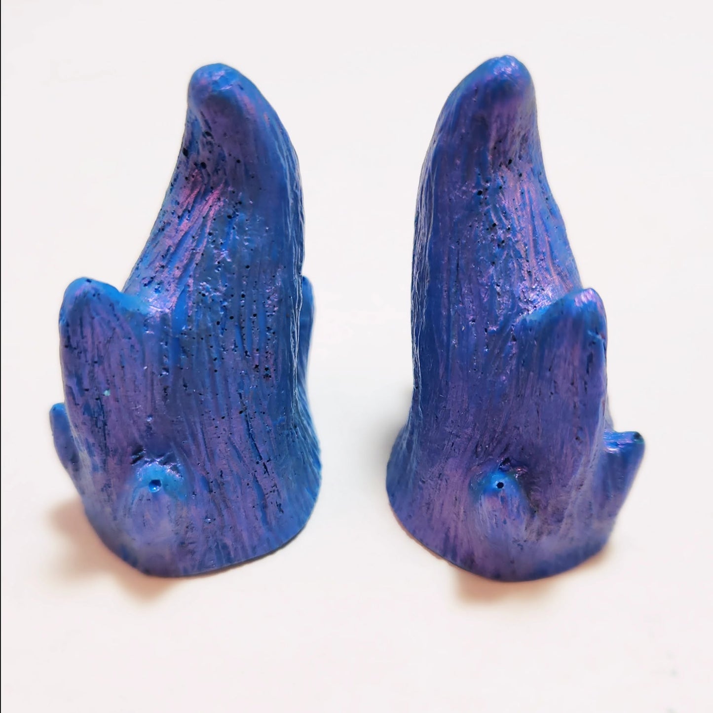 Assorted Aradani Resin Glue-on Horns - Magical Teal and Purple