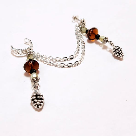 Woodland Fae Chain Ear Cuff
