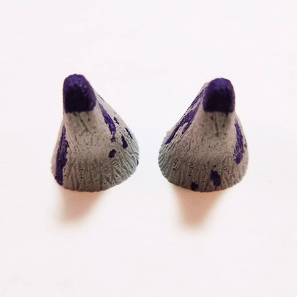 Assorted Aradani Resin Glue-on Horns - Magical Teal and Purple