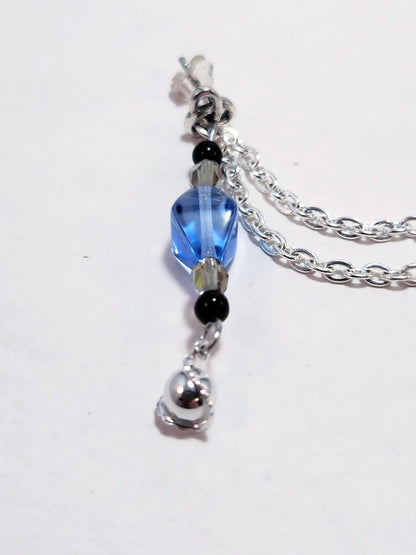 Crystal Lake Chain Ear Cuff