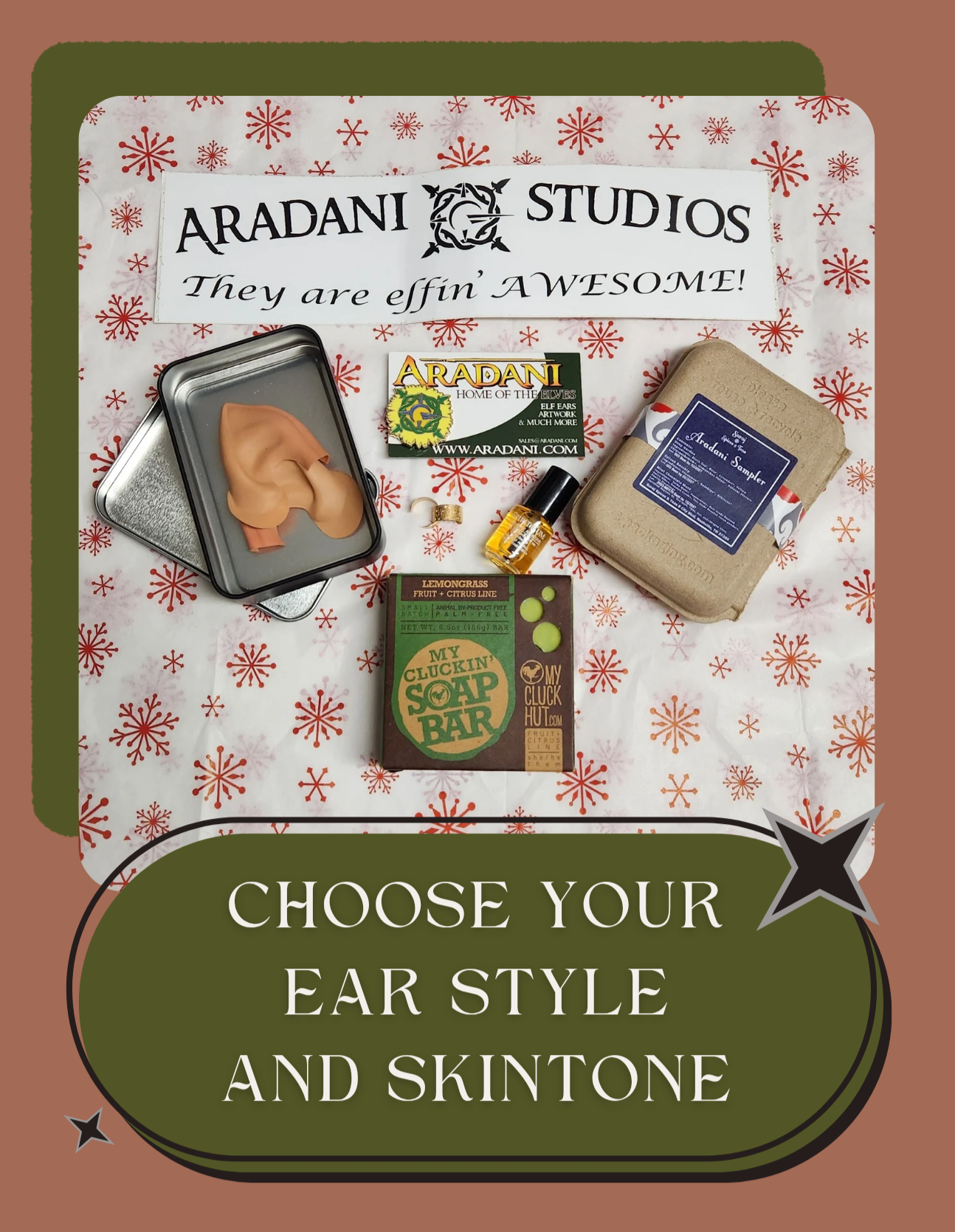 ADD ON Bundle Ear and Color Selection - Festive Holiday Gift Set