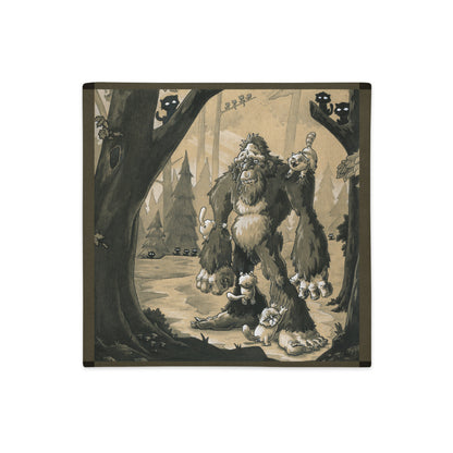 Squatchin' Post Pillow Case (no pillow)