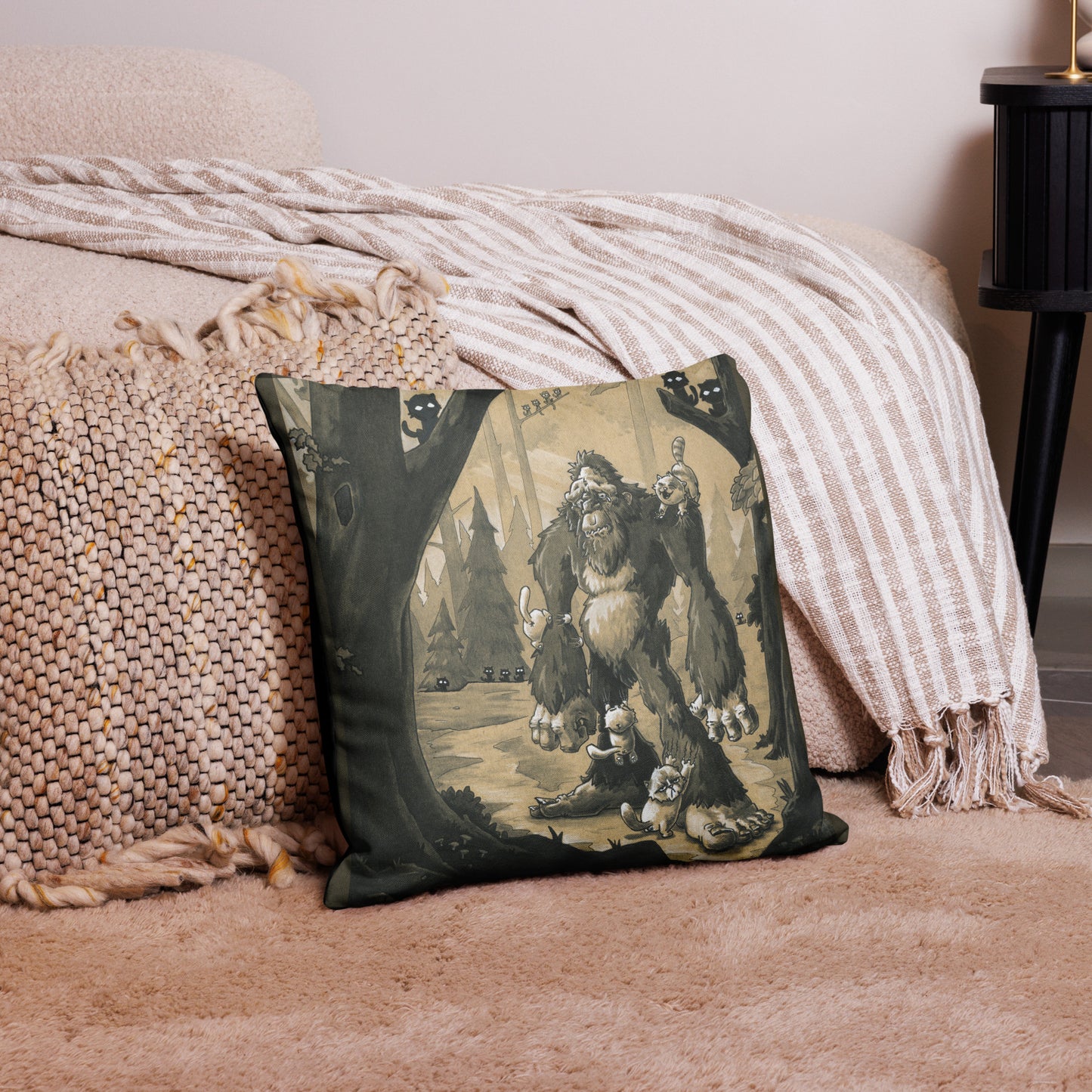 Squatchin' Post Pillow Case (no pillow)