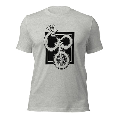 Snake on a Unicycle t-shirt