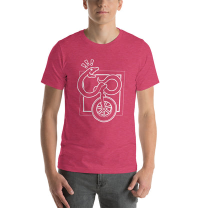 Hot Pink Unicycle t-shirt