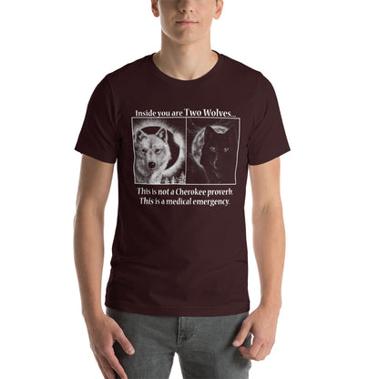 2 Wolves Inside You t-shirt