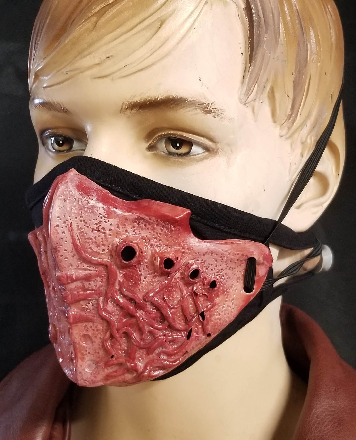 Biomorphic Mask covering - Pallid Flesh