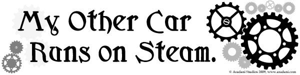 Steam Bumper Sticker