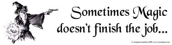 Wizard Bumper Sticker