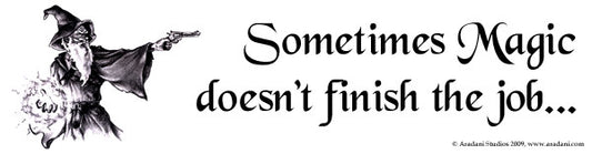 Wizard Bumper Sticker