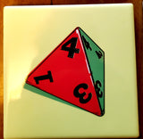 Ceramic Coasters featuring Geek Pop Dice