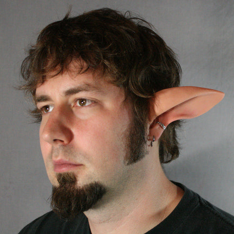 Pierced Faun Ears Pink White