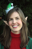 Christmas Elf Ear Costume - a Pair of Ears and a tiny Christmas Elf hat!